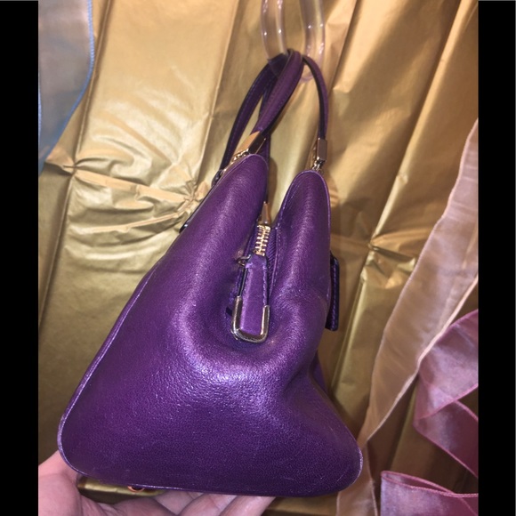 Coach’s Purple Leather Satchel/ updating - Picture 5 of 9